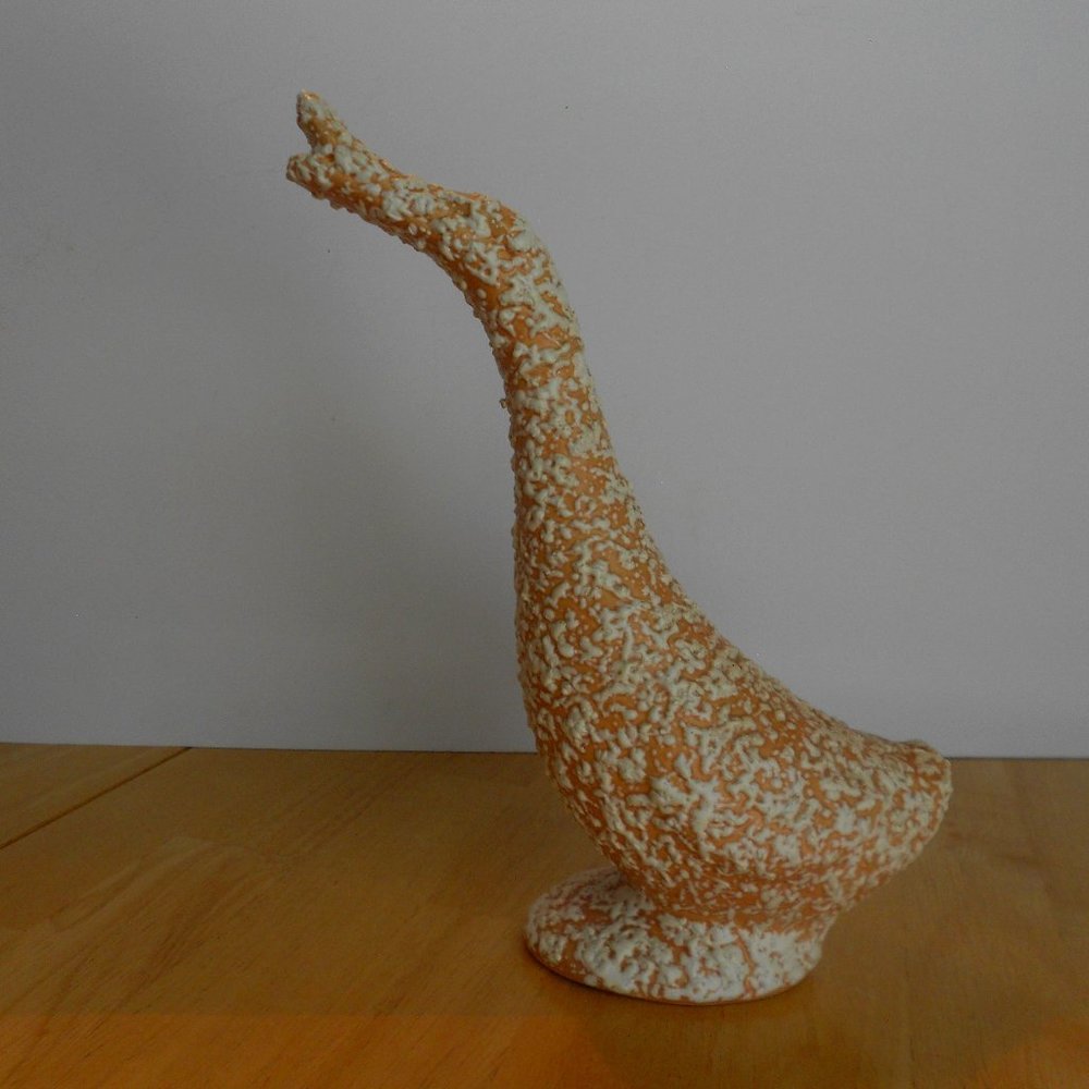 MCM Ceramic Speckle Splattered Textured Duck 1960's